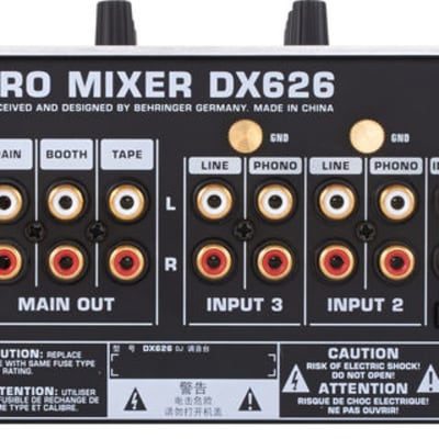 Behringer Pro Mixer DX626 3-Channel DJ Mixer image 7