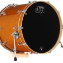 DW Performance Series Bass Drum - 18 x 22 inch - Gold Sparkle FinishPly