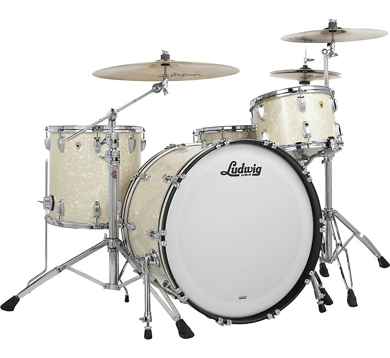 Ludwig Legacy Mahogany Pro Beat Outfit 9x13 / 16x16 / 14x24" Drum Set image 1