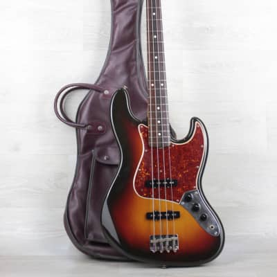 Rare Japan made JV Squier Fender Jazz Bass 1982 Sunburst