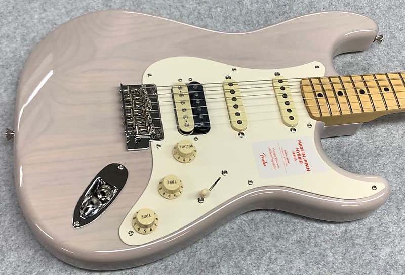 Fender Made in Japan Hybrid 50s Stratocaster HSS SN:2410 ≒3.45kg 2019 US  Blonde