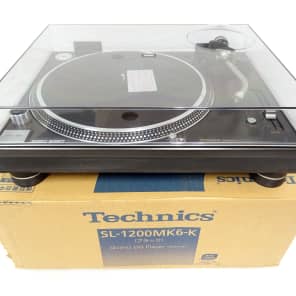 Technics SL-1200MK6 MK6 D/D Pro DJ Turntable w/ Original Box #2 Sl-1210 Nice image 1