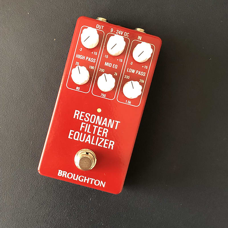 Broughton Resonant Filter Equalizer Maroon