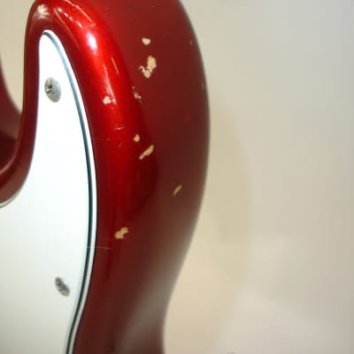 Vintage 1974 Fender Hardtail Stratocaster Electric Guitar, Maple Fingerboard, Red w/ Case image 10