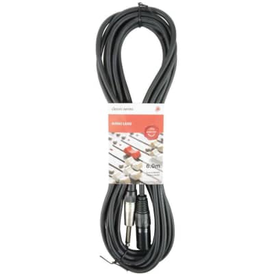Chord Microphone Lead. 6.3mm Jack - Male  XLR .6 metres for sale
