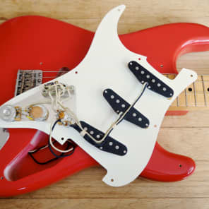 2000 Fender Stratocaster Custom Shop 1956 Closet Classic Relic Guitar Fiesta Red w/ Original Case image 19