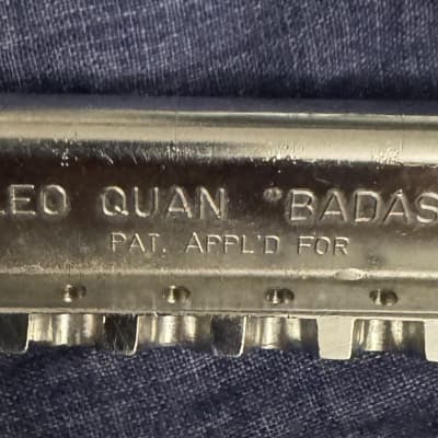 Leo Quan Badass wraparound bridge PAT. APPL’D FOR 70s-80s - Chrome image 3