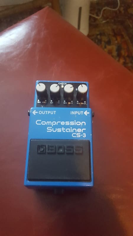 Boss CS-3 sold Monte Allums Mod Compression Sustainer Kompressor+ OVP