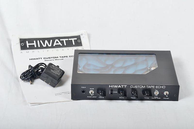 Hiwatt VTE2000 Custom Tape Echo 2000's Black Reverb