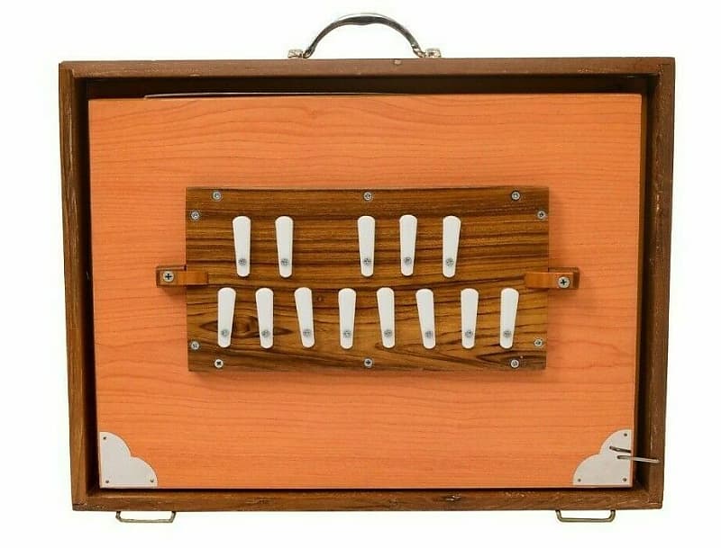 Handmade Shruti Box Big Size Professional Sound Sur Peti Reverb