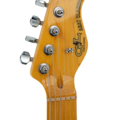 Used G&L Tribute Series ASAT Classic Bluesboy Semi-Hollow with Maple Fretboard - Clear Orange image 6