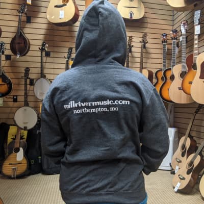 Mill River Music Pullover Hoodie 1st Edition Main Logo Unisex Ch Heather Small image 6