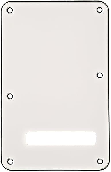 Fender Backplate, Stratocaster®, White (W/B/W), 3-Ply image 1