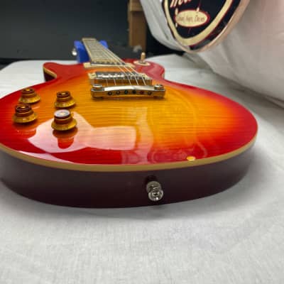 Epiphone Les Paul Standard Pro Plus Top Guitar - LH / Left-Handed / Lefty 2015 - Cherry Sunburst image 8