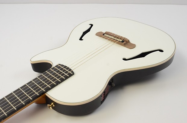 Ovation Yngwie Malmsteen YM63 Nylon Viper Acoustic Electric Guitar White w OHSC