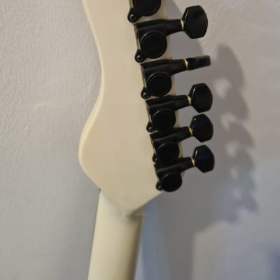 Rare Vintage Japanese Washburn Tour Telecaster BBR WT-24 WWBB 1985 White image 10