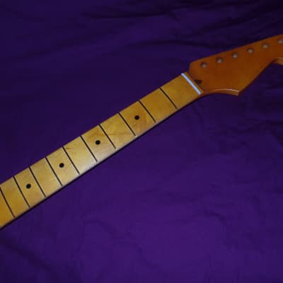 Dark 21 Fret Relic C Shape Stratocaster Allparts fender Licensed Vintage Maple Neck image 2
