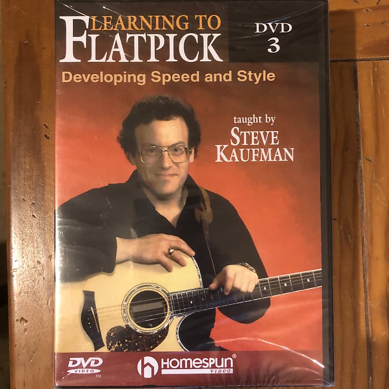 Steve Kaufman Learning to Flatpick - 3 DVD Set