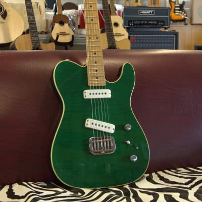 G&L ASAT Custom 1996 - Clear Forest Green image 3