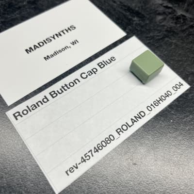 ORIGINAL Roland Blue Button Cap (016H040) for Juno-60, JSQ-60, MSQ-100, EP-6060, EP-11, etc