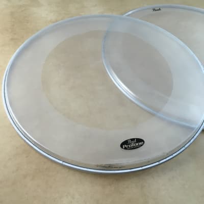Pearl ProTone Series / Remo Kick Bass Drum Batter Reso Heads 22” Internal Muffle Rings image 7
