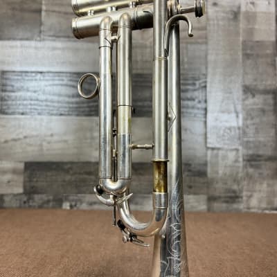 1929 C.G. Conn 58B Silver Plated Trumpet image 12