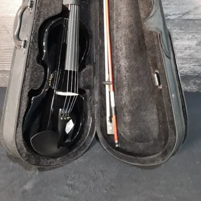 Carlo Robelli CREV55 Electric Violin with Case and Bow (K34) image 1
