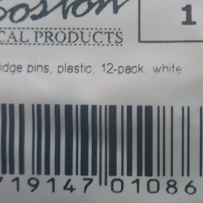 Boston 2087 - Acoustic guitar bridge pins White 5 packs of 12 Pcs image 2