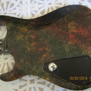 Hamer Chaparral  5 String Bass USA  1992 Iridescent Reverse Headstock W/Original Case image 13