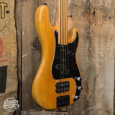 Fender Precision Bass Fretless with Maple Fingerboard 1978 Modded - Natural image 3