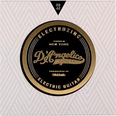 D'Angelico Electrozinc Rock 9-42 Extra Light Electric Guitar Strings image 1