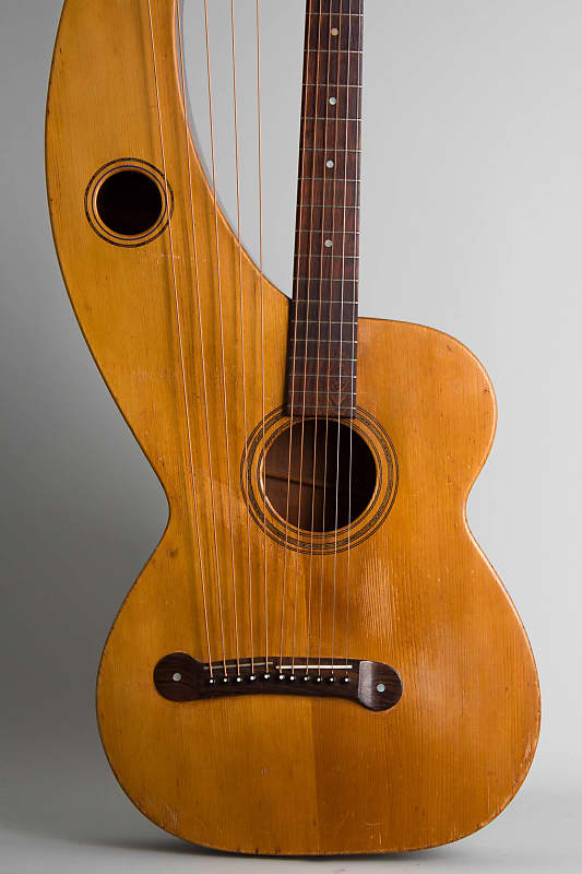 Dyer Symphony #4 Model Harp guitar made by Larson Brothers c. 1910