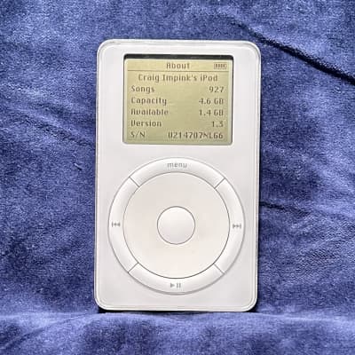 Apple iPod (Scroll Wheel) First Generation 2001 - White | Reverb