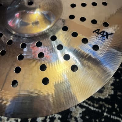 (MINT) Sabian 18" AAX Aero Crash Cymbal - Brilliant image 2