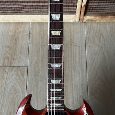Gibson Les Paul SG Std. VOS '61 Reissue 2008 - super rare & desirable Cherry Nitro finished Custom Shop "Harrison" ! image 7