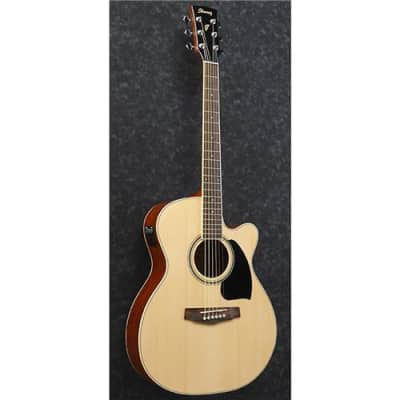 Ibanez Performance Series PC15ECE Grand Concert Cutaway Acoustic Electric Guitar, Rosewood Fretboard, Natural High Gloss image 3