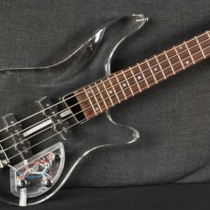 Acrylic top bass guitar