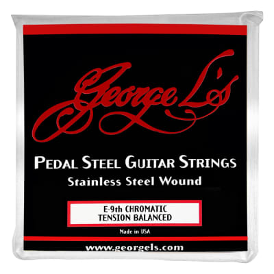 Immagine George L's Pedal Steel Stainless Steel Guitar Strings (E 9th Tension Balanced) - 2