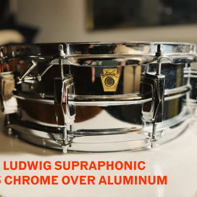 Ludwig Supraphonic 1966 - Chrome over Aluminum image 7