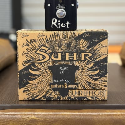 Suhr Riot 'Black' Limited Edition Distortion Pedal (#260 of | Reverb