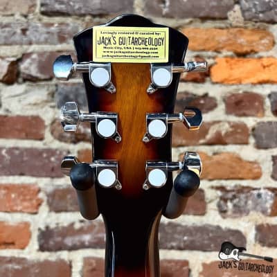 Johnson JH-100 Delta Rose Hollowbody Guitar (2023 - Sunburst) image 10