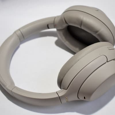 Sony WH-1000XM4 Wireless Active Noise Canceling Over-Ear Headphones - Silver image 2