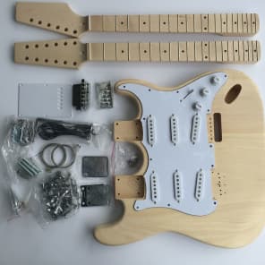 The Fretwire DIY Electric Guitar Kit Double Neck 6 String Reverb