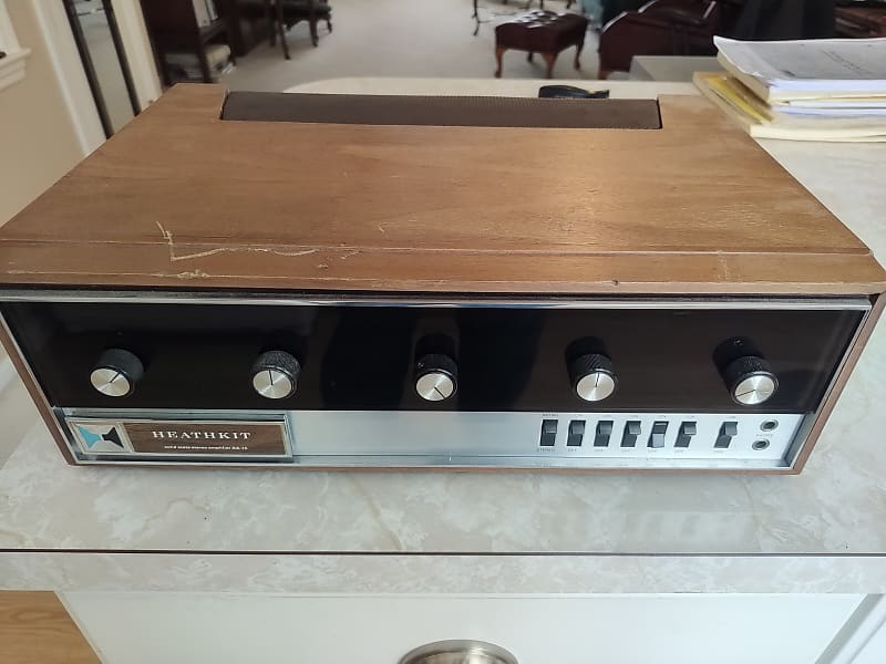 Heathkit AA-15 amplifier 1968-1972 - Walnut  			