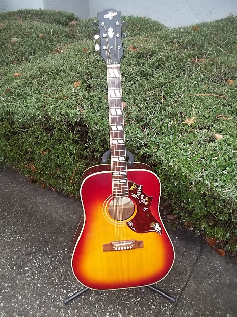 Conqueror hummingbird acoustic guitar top