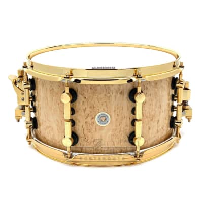 Sonor SQ2 Heavy Maple Snare Drum 13x7 Scandinavian Birch Gloss w/Gold Hardware image 2