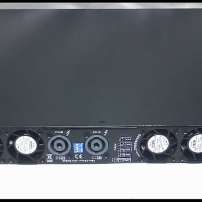 CVR D-3302 Series Professional Power Amplifier One Space 3300 Watts x 2 at 8 Ω BLUE image 2