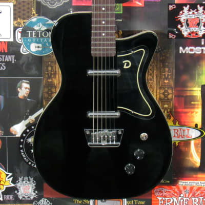 Danelectro '56 Baritone Electric Guitar -  Black w\Gig Bag image 1