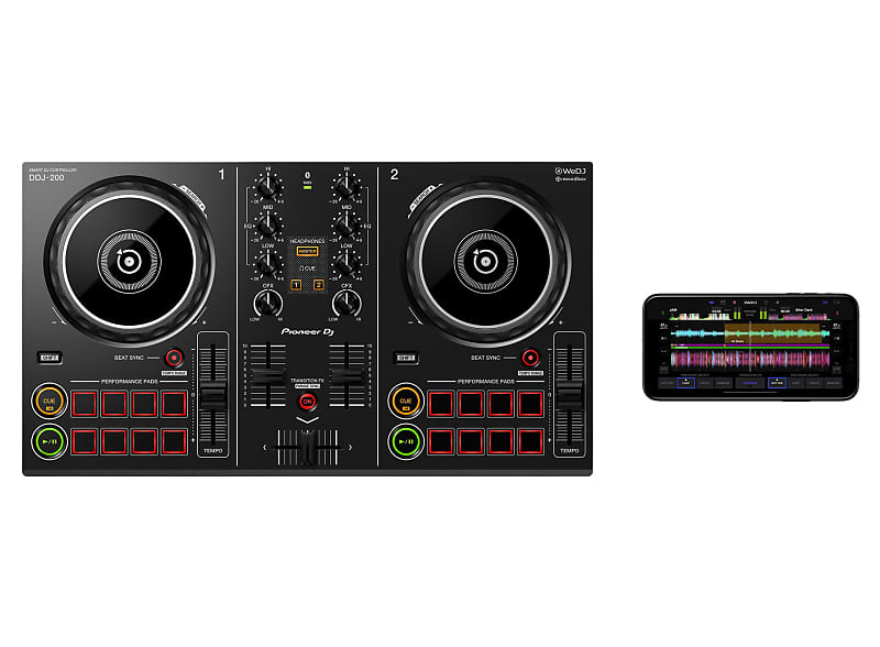DDJ-200 WeDJ 【希少】 Pioneer DDJ-200 (archived) 2-channel Smart DJ controller (black