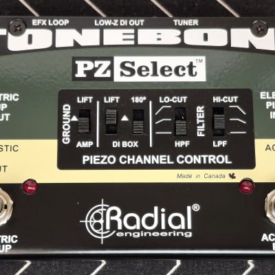 Reverb.com listing, price, conditions, and images for radial-tonebone-pz-select